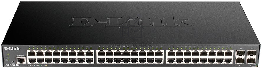 Коммутатор D-Link DGS-1250-52X/A1A 48G 4SFP+ управляемый