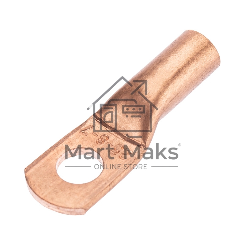 Наконечник медный ТМ 25-8-7 (25мм² - Ø8мм) (в упак. 5 шт.) Rexant