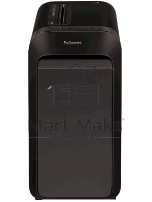 Шредер Fellowes PowerShred LX220 черный (секр.P-4)/перекрестный/20лист./30лтр./скрепки/скобы/пл.карты