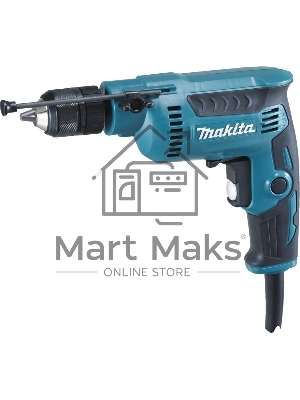 Дрель-шуруповерт сетевая Makita DP2011 370Вт,БЗП-6.5мм,0-4200об\м,1.1кг,кор
