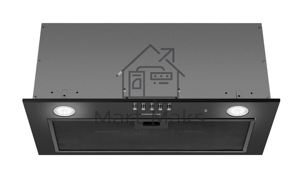 Вытяжка встраиваемая Maunfeld Crosby Power 50 черный, 50 см, 1050 куб. м/ч, 51.8 дБ