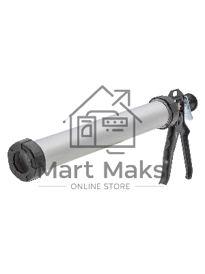 Пистолет для герметика Sparta 750мл ''закрытый'' алюминиевый корпус круглый шток 8 мм