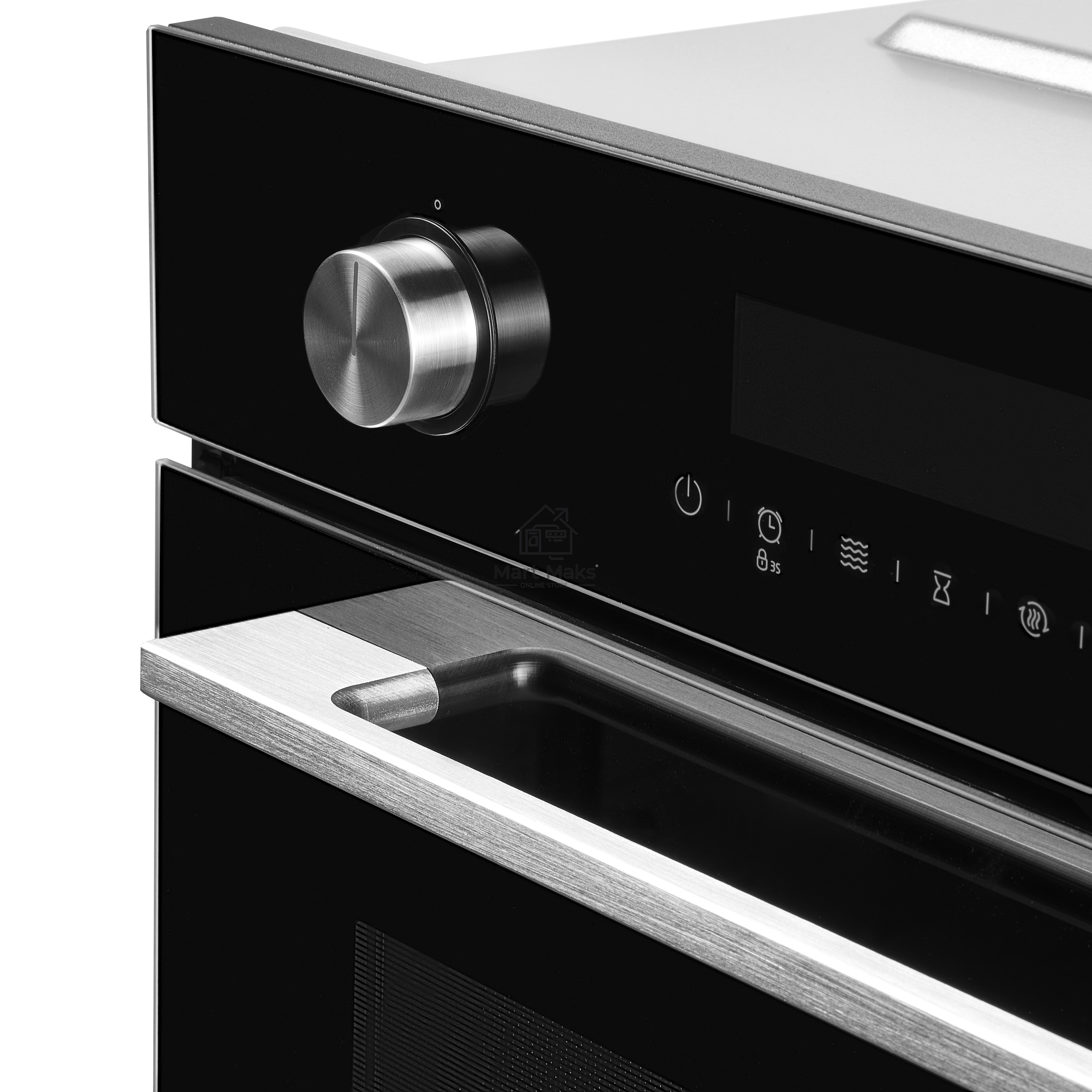 Компактный духовой шкаф с функцией СВЧ Maunfeld MCMO5015MFB