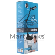 Лампа настольная Camelion KD-017A С0211W черный в к-те база+струбцина
