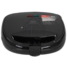 Вафельница BQ ST2001 черный, 4 in 1. MultiChef, 800 Вт, многофункциональный прибор 4 в 1, 4 пары панелей в комплекте: гриль, венские вафли, сэндвич, орешки, антипригарное покрытие панелей Non-Stick PRO, равномерный нагрев, вертикальное хранение, отсек для хранения шнура, 2 индикатора работы: нагрева и питания, диапазон температур нагрева: 230 °С, ненагревающаяся ручка, противоскользящие ножки, длина шнура: 0.7 м, напряжение: 220-240 В, 50-60 Гц, защита от поражения электротоком: класс I