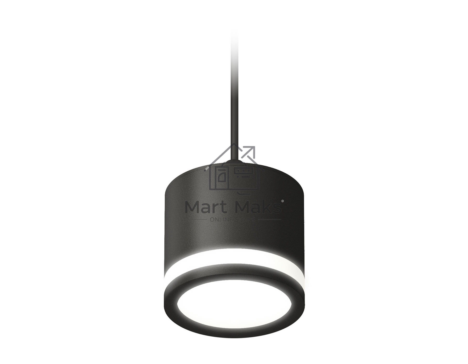 Светильник Ambrella Light XP8111020 SBK/FR черный песок/белый матовый GX53 (A2333, C8111, N8415)