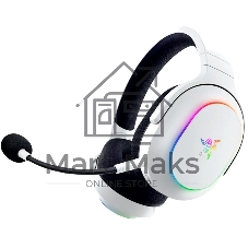Гарнитура Razer Barracuda X Chroma белый, беспроводная, радиоканал, до 70 ч, съёмный микрофон, подсветка