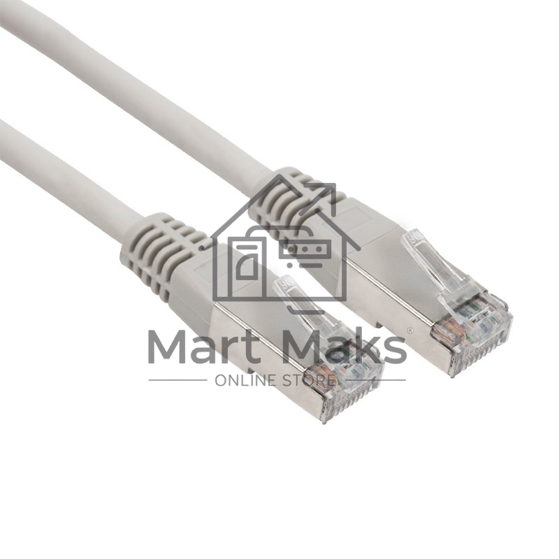 Rexant Пaтч-корд F/UTP, категория 6, RJ45-RJ45, экранированный, PVC серый, 5м