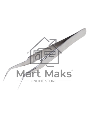 Пинцет изогнутый, узкий 125 мм (блистер) Rexant