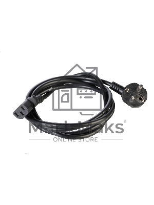 Шнур питания с заземл. IEC 60320 C13/EU-Schuko, 10А/250В (3x1,0), длина 3 м. (R-10-Cord-C13-S-3)