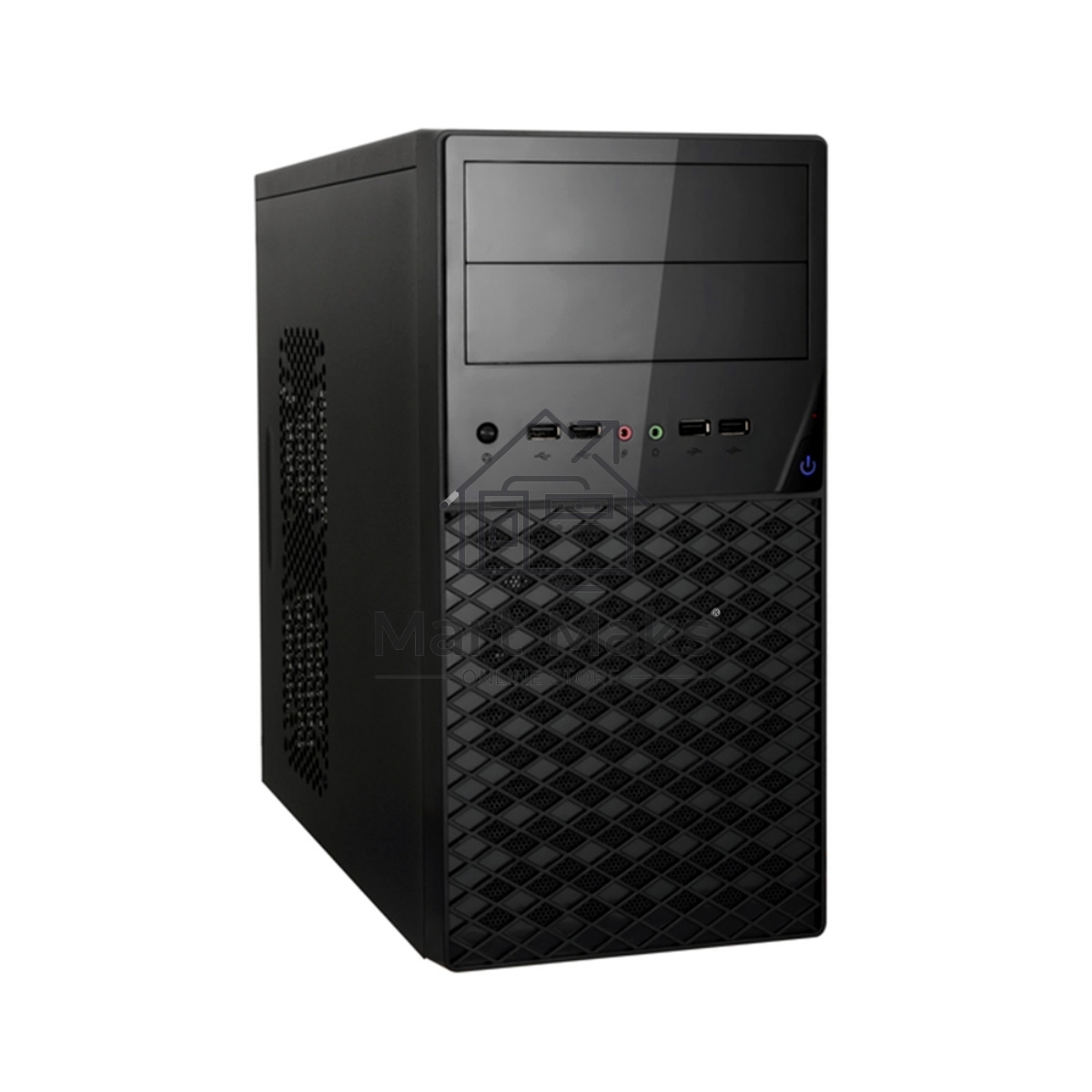 Компьютерный корпус Exegate EX284031RUS Minitower BA-203U Black, mATX, <AA500, 80mm>, 2*USB+1*USB3.0, Audio