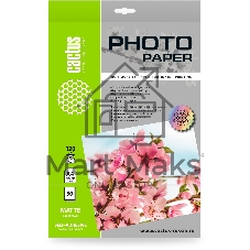 Фотобумага Cactus CS-MSA412050 A4/120г/м2/50л./белый матовое самоклей. для струйной печати