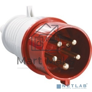 Вилка переносная ССИ-025 32А-6ч/200/346-240/415В 3Р + РЕ+ N IP44 MAGNUM IEK