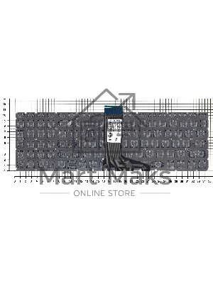 Клавиатура для ноутбука HP Envy X360 15-W серебристая с подсветкой