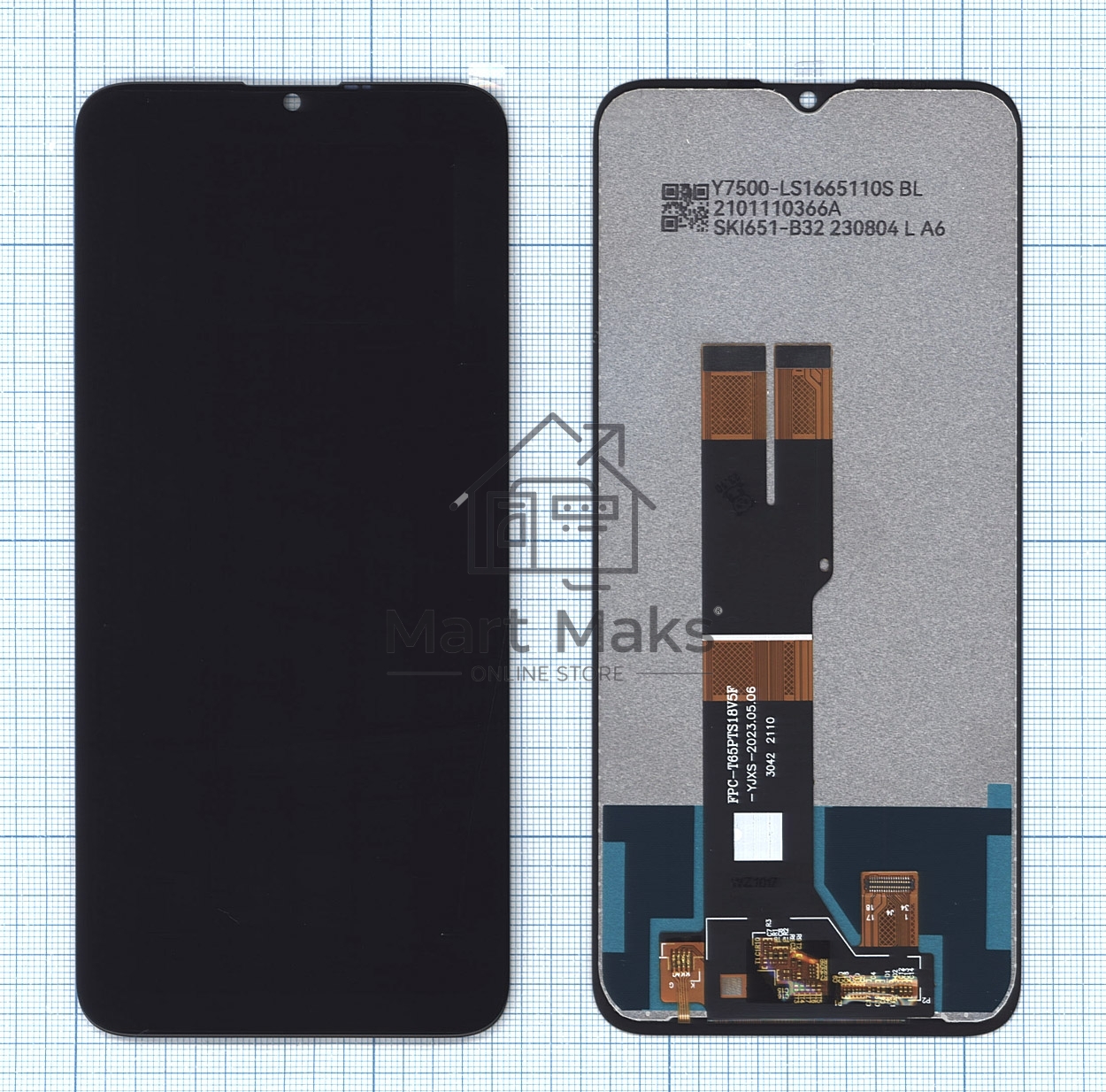 Дисплей для Nokia G20 черный