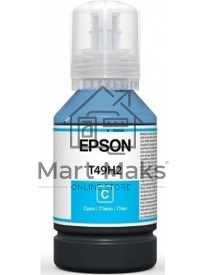 Картридж струйный C13T49H20N Epson T49H2 (SureColor SC-T3100x, 140мл, cyan)