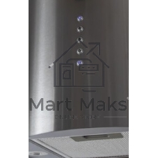 Вытяжка каминная MBS Petunia 135 Island Inox нержавеющая сталь управление: кнопочное (1 мотор)