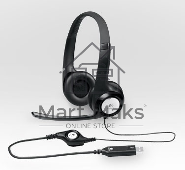 Гарнитура Logitech Headset Logitech H390 USB черный
