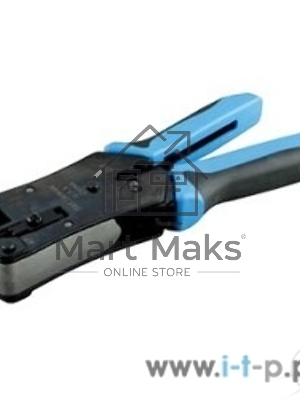 Монтажный инcтрумен Hyperline HT-N468B Инструмент обжимной для RJ-45, RJ-12, профессиональный