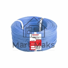 Провод ПГВА Rexant 1х0.75 мм², Cu, синий, бухта 200 м