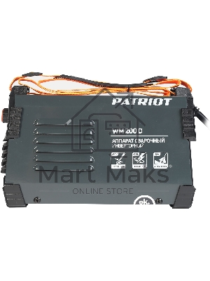 Сварочный аппарат Patriot WM200D инвертор ММА 9.1кВт