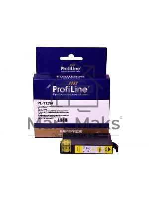 Картридж струйный ProfiLine PL-T1294 для принтеров Epson Stylus SX230/SX235/SX420/SX425/SX430/SX435/SX438/SX440/SX445/SX525/SX535/SX620/Stylus Office B42/BX305/BX320/BX525/BX535/BX625/BX630/BX635/BX925/BX935/WorkForce 7015/7515/7525 с чернилами Yellow