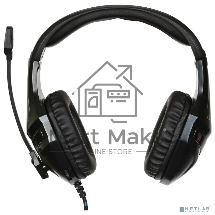 Наушники с микрофоном Oklick HS-L370G ECLIPSE черный 1.9м мониторы оголовье