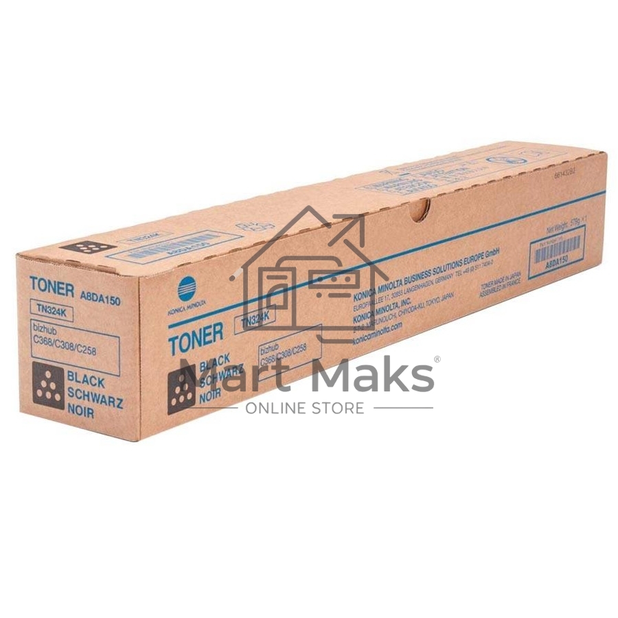 Картридж лазерный Konica-Minolta bizhub C308/C368 черный TN-324K