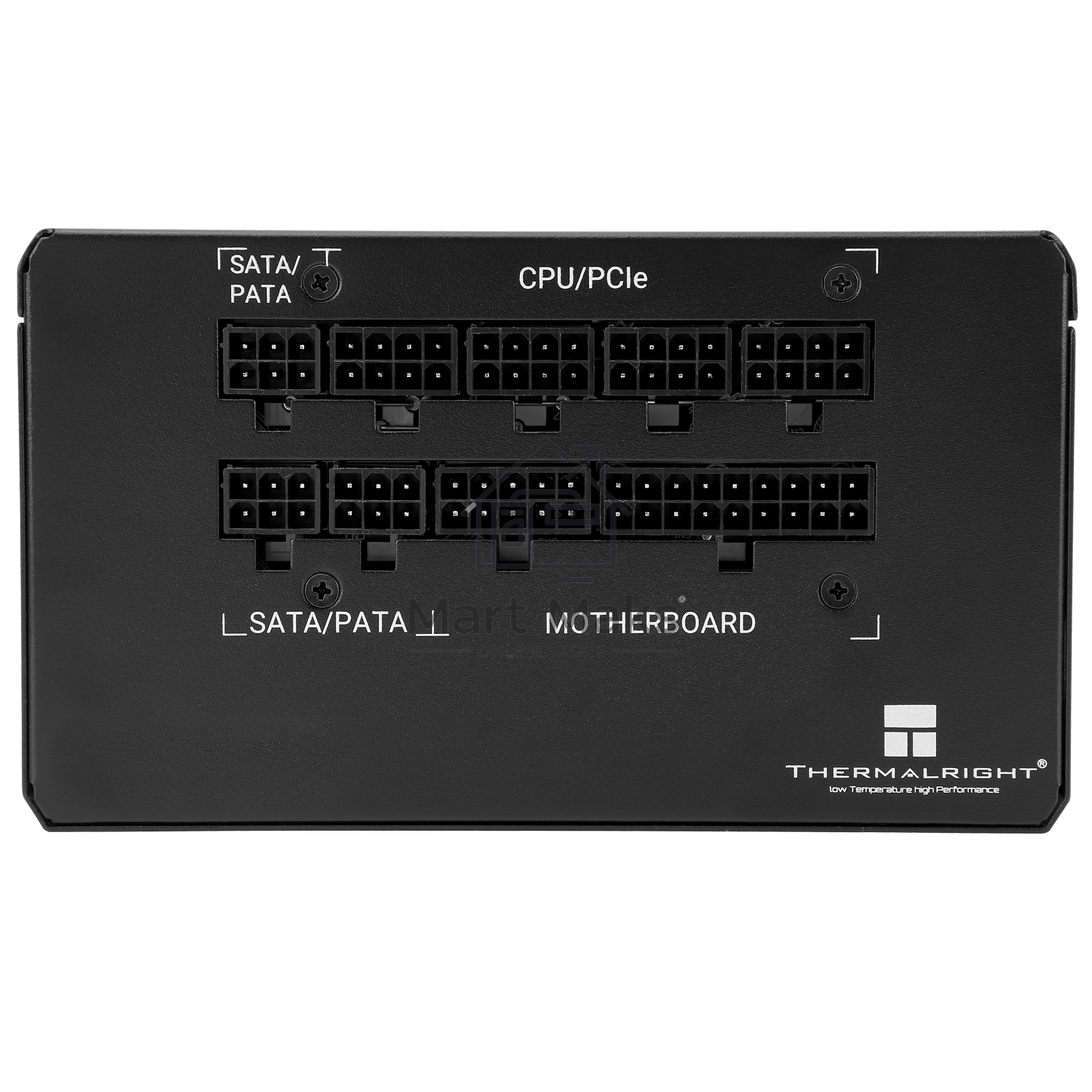 Блок питания Thermalright, 650W 80+ Bronze (ATX, 3.0, Full modular, 1x24(20+4)pin, 2xCPU 8(4+4)pin, 4xPCIe*2 8(6+2)pin, 3xSATA3, 3xMOLEX4pin, Active, 120x120mm, 150x140x86mm, APFC, black)