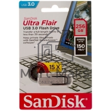 Флешка USB 256Gb SanDisk CZ73 Ultra Flair, USB 3.0, Metal