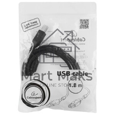 Кабель Cablexpert USB2.0 Pro CCF2-USB2-AMAF-6, AM/AF, 1.8м, экран, 2феррит.кольца, черный, пакет