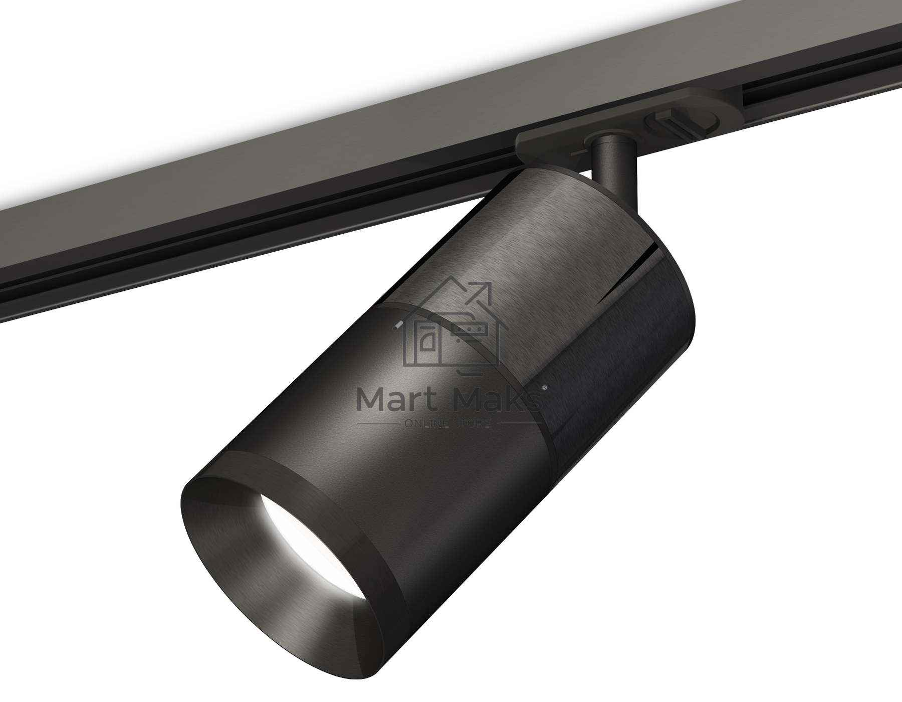 Светильник Ambrella light XT7402050 SBK/DCH/PBK черный песок/черный хром/черный полированный MR16 GU5.3