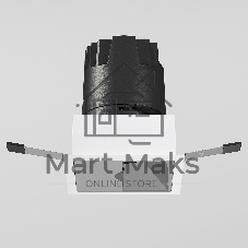 25091/LED 10W 4000K белый/хром / Потолочный светодиодный светильник
