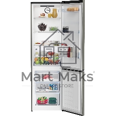 Холодильник Beko B3R0CNK402HG серый, двухкамерный, 257/100 л., морозилка снизу, No Frost