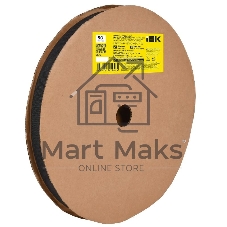 Оплетка кабельная IEK UBS20-PL-2010-050-K02, 20/10мм, 50м, термоусадочная, черная