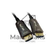 Кабель аудио-видео Digma HDMI 2.0 AOC HDMI (m)/HDMI (m) 30м. позолоченные контакты черный