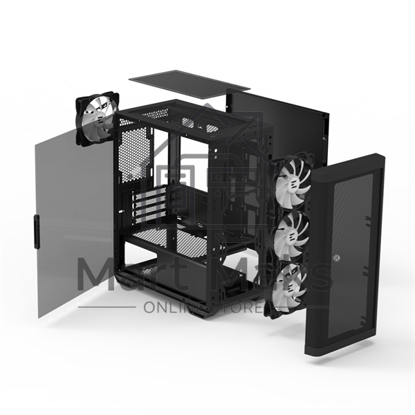 Компьютерный корпус ZALMAN M4, MATX, BLACK, WINDOW, 1xCombo (3.5'' or 2.5''), 1x3.5