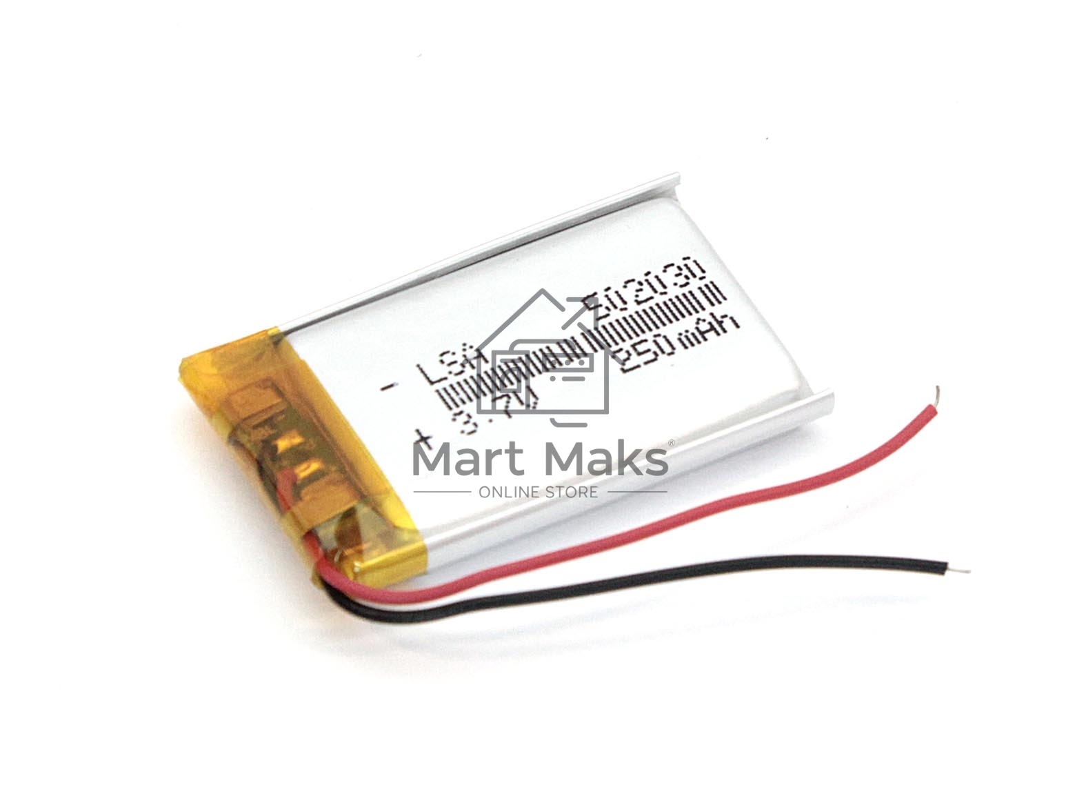 Аккумулятор Li-Pol (батарея) 5*20*30мм 2pin 3.7V/250mAh