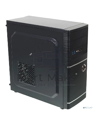 Компьютерный корпус Accord ACC-B301 черный без БП ATX 3x120мм 2xUSB2.0 2xUSB3.0 audio
