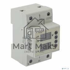 Реле контроля напряжения и тока ЭРА PRO NO-903-42 РКНТ-1 63А эл. дисплей