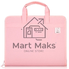 Папка-портфель Deli 72561PINK 13 отделений, A4 терилен розовый