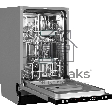Встраиваемая посудомоечная машина Weissgauff BDW 4026, белый, 44.8 см, 9 компл., 49 дБ, класс A++