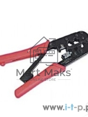 Монтажный инcтрумент Gembird T-568R Универсальные клещи для обжима и разделки кабеля RJ-11 (6p4c/6p2c), RJ-12 (6p6c), RJ-45 (8p8c) с фиксатором