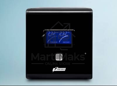 Источник бесперебойного питания PowerMan Smart Sine 1000 черный (Pure Sine Wave/LCD Display/USB/Software/RJ11/45)
