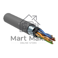 Кабель связи витая пара ITK  F/UTP, кат.5E, 4 пары 24AWG solid, 305м, LSZH, серый Кабель связи витая пара F/UTP, кат.5E, 4 пары 24AWG solid, 305м, LSZH, серый