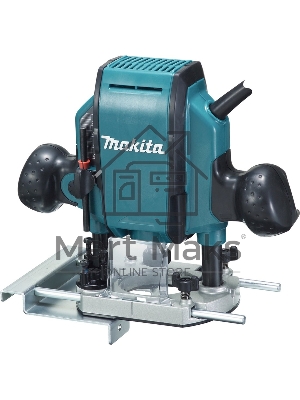 Фрезер Makita RP0900K 900Вт,27000об\м,ход-35мм,цанга-6\8мм,2.7кг,чем