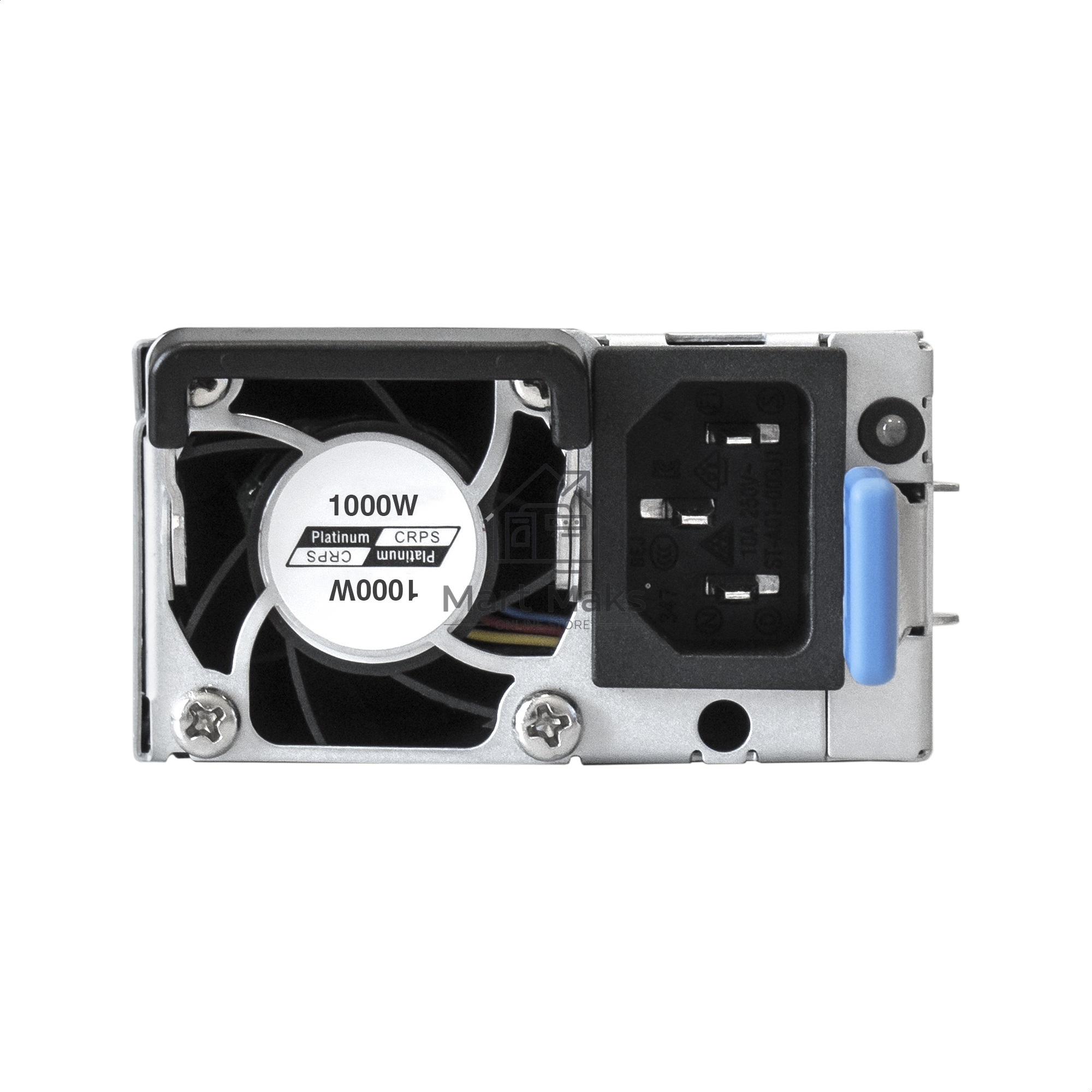 Серверный блок питания 2U Redundant 2x1000W ExeGate EX292323RUS Industrial-RTS1000 (APFC, КПД 94% (80 PLUS Platinum), 4 cm fan, 24pin, 2x(4+4)pin, 2PCIe, 2SATA, 6IDE, Cable Management)