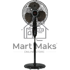 Вентилятор Tefal VF3910F0 черный, напольный, 40 Вт, 3 скорости, 40 см