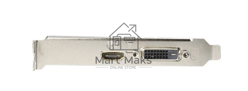 Видеокарта Gigabyte GV-N1030D4-2GL NVidia GeForce GT 1030, 2Gb DDR4/64-bit, PCI-Ex16 3.0, DVI-Dx1, HDMI2.0bx1, LP, 2-slot cooler, Retail