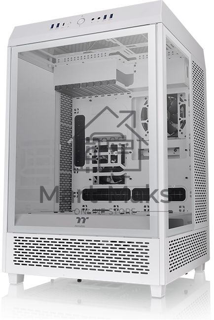 Компьютерный корпус Thermaltake The Tower 500 Snow CA-1X1-00M6WN-00 White,Win,SPCC,Tempered Glass*3,120mm Standard Fan*2